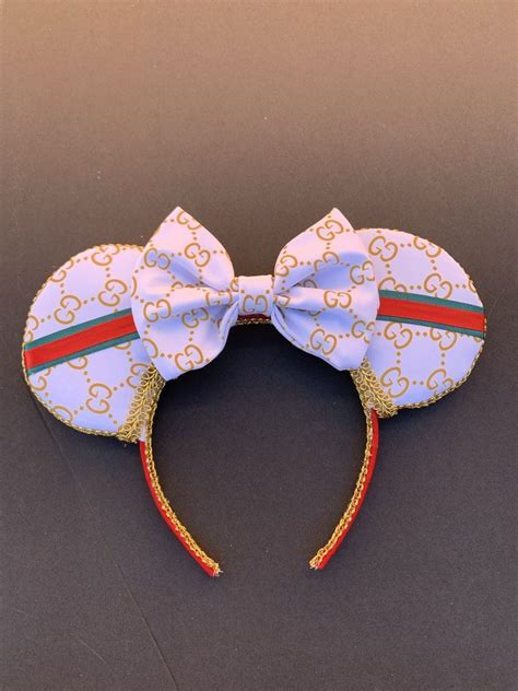 gucci minnie mouse ears|disney gucci headband.